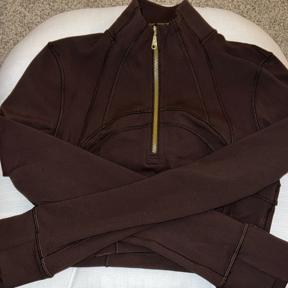 Lululemon Define Crop Quarter Zip